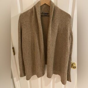 Vince Women's Tan Open Front Cardigan